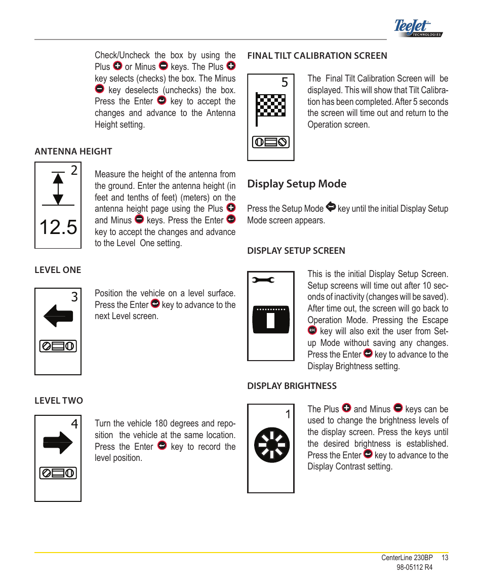 TeeJet CenterLine 230BP User Manual | Page 14 / 26