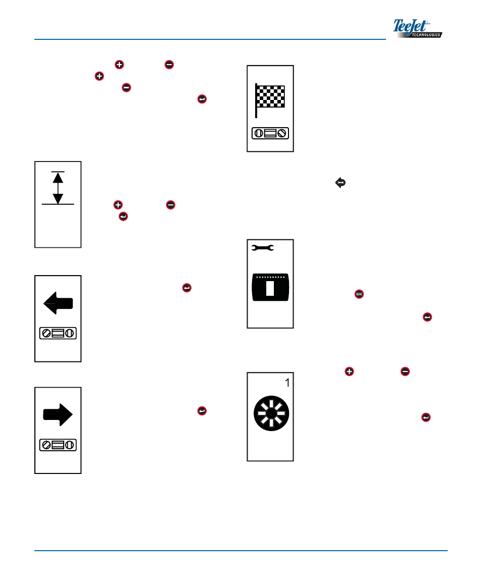 Display setup mode | TeeJet CenterLine 230BP User Manual | Page 14 / 23