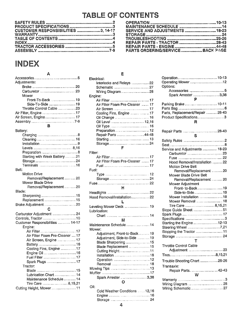 Craftsman 917.255561 User Manual | Page 4 / 52