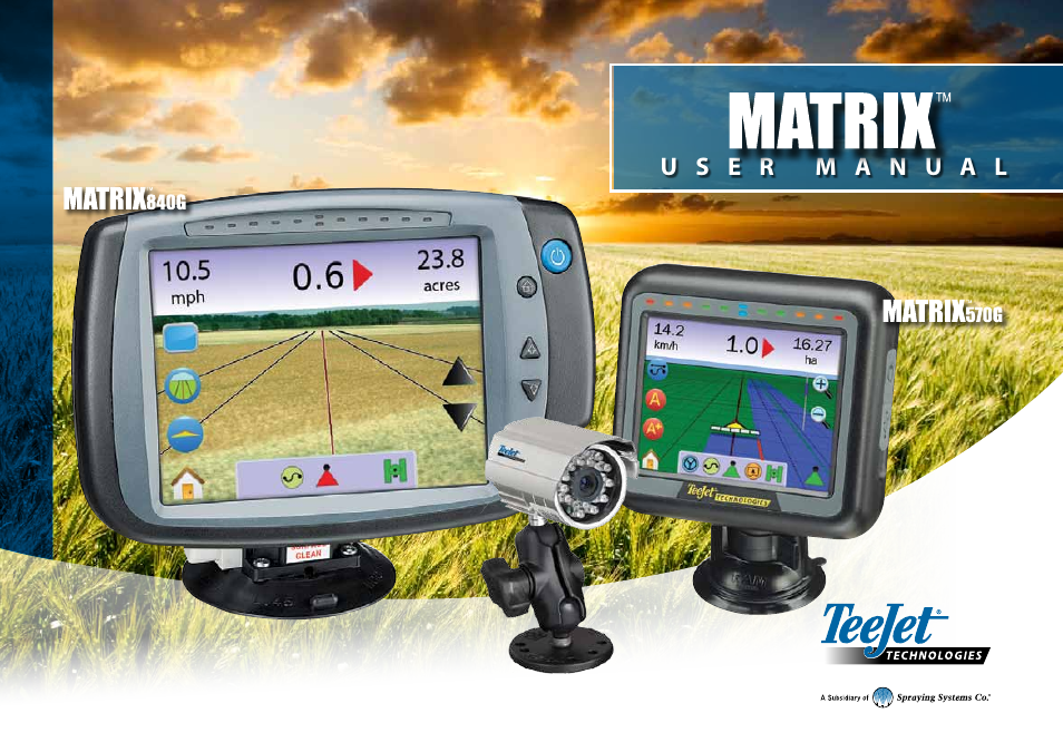 TeeJet Matrix 840G User Manual User Manual | 67 pages