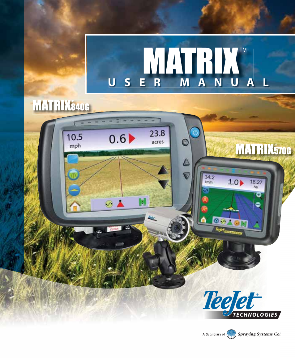 TeeJet Matrix 840G User Manual User Manual | 58 pages