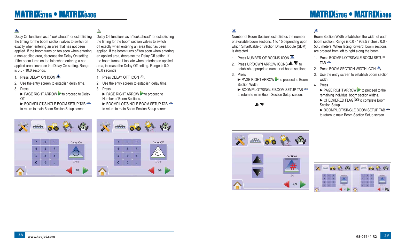 TeeJet Matrix 840G User Manual User Manual | Page 26 / 58