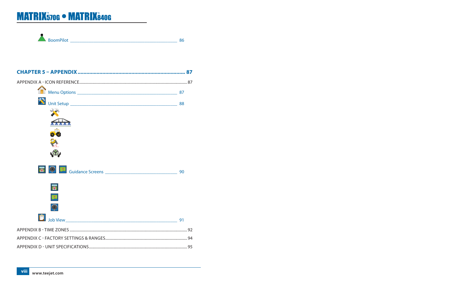 TeeJet Matrix 840G User Manual User Manual | Page 6 / 58