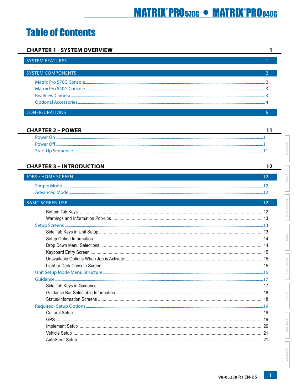 TeeJet Matrix Pro 840G User Manual User Manual | Page 2 / 127