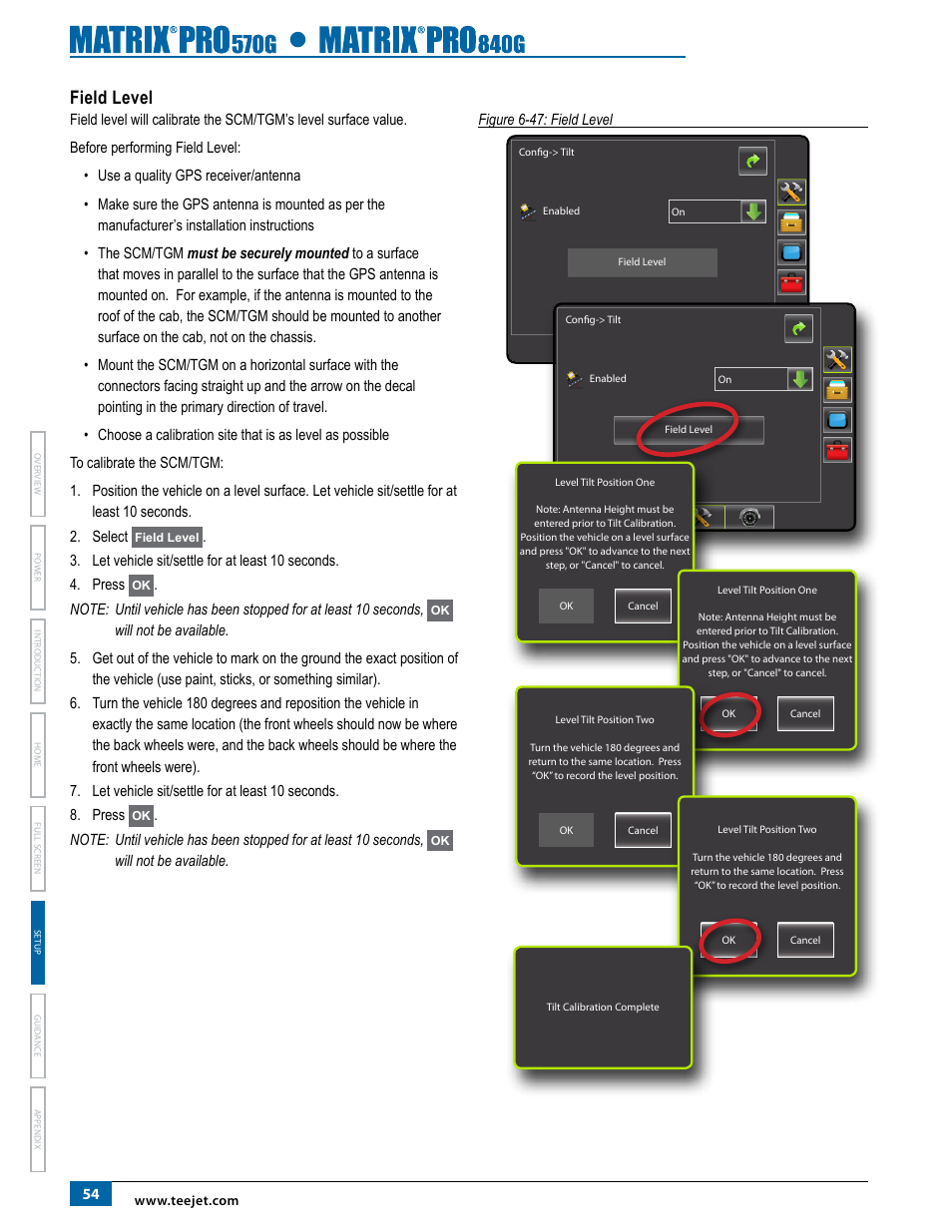 Field level | TeeJet Matrix Pro 840G User Manual User Manual | Page 61 / 127