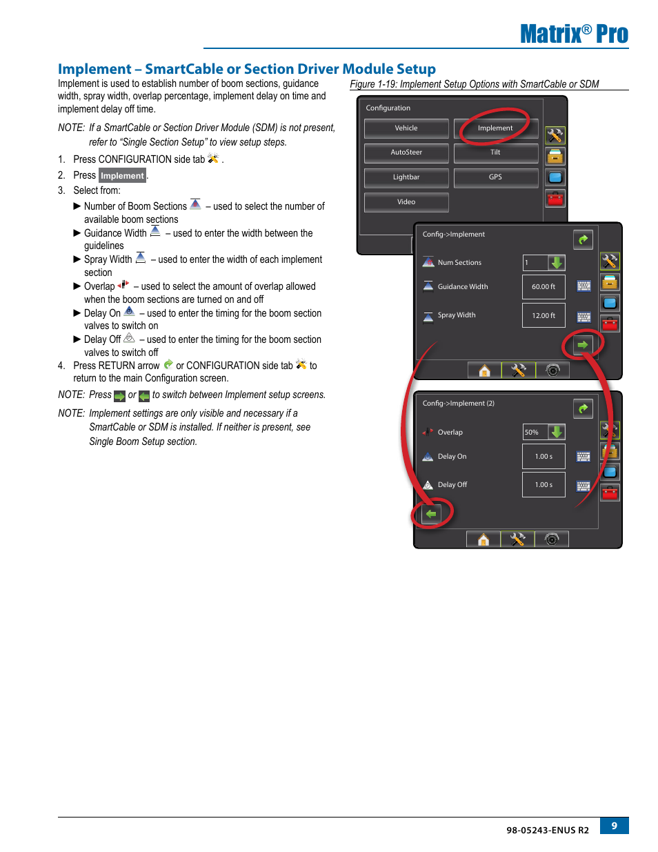 Matrix | TeeJet Matrix Pro 840G BoomPilot Setup User Manual | Page 11 / 16