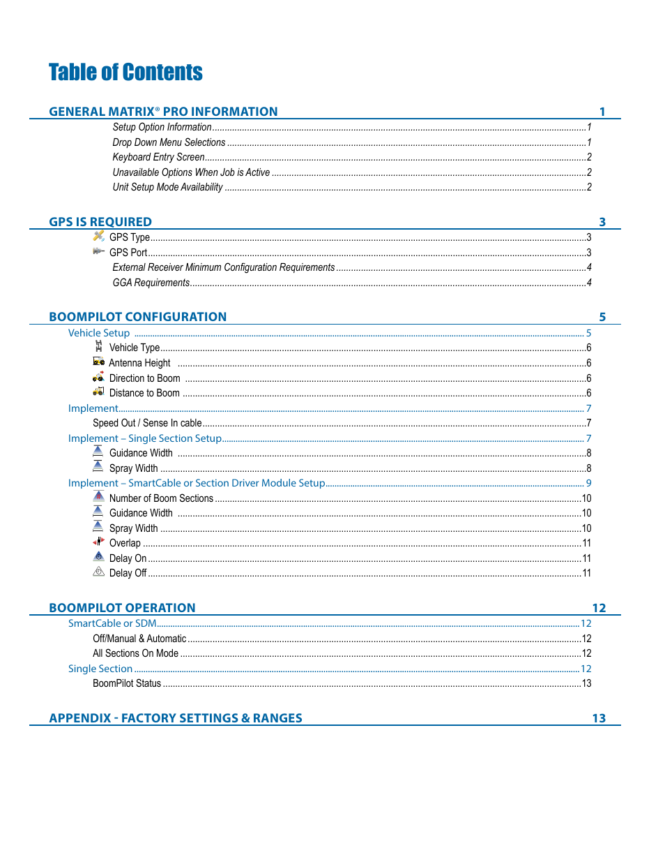 TeeJet Matrix Pro 840G BoomPilot Setup User Manual | Page 2 / 16