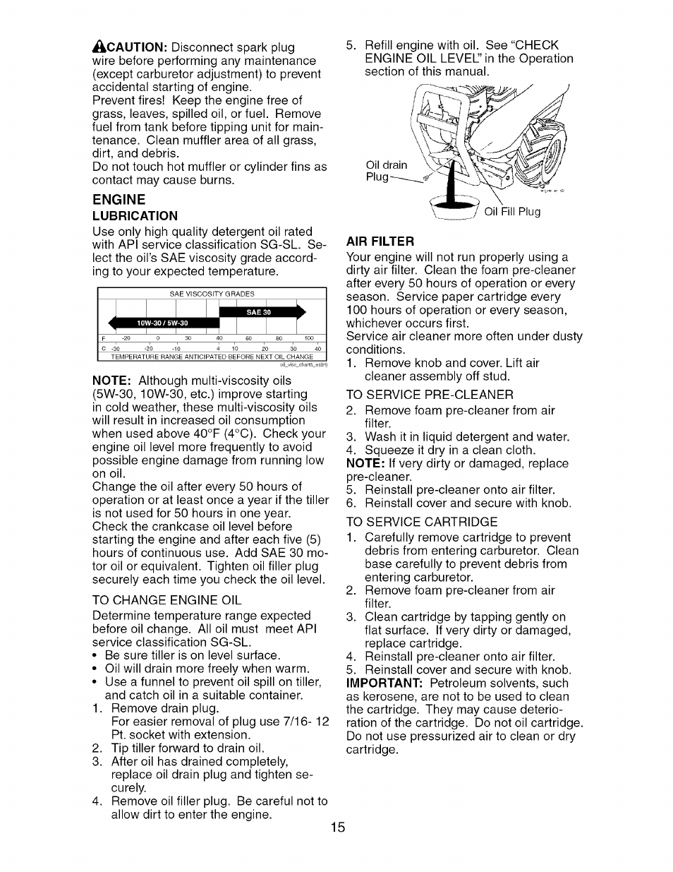 Engine | Craftsman 917.296040 User Manual | Page 15 / 56