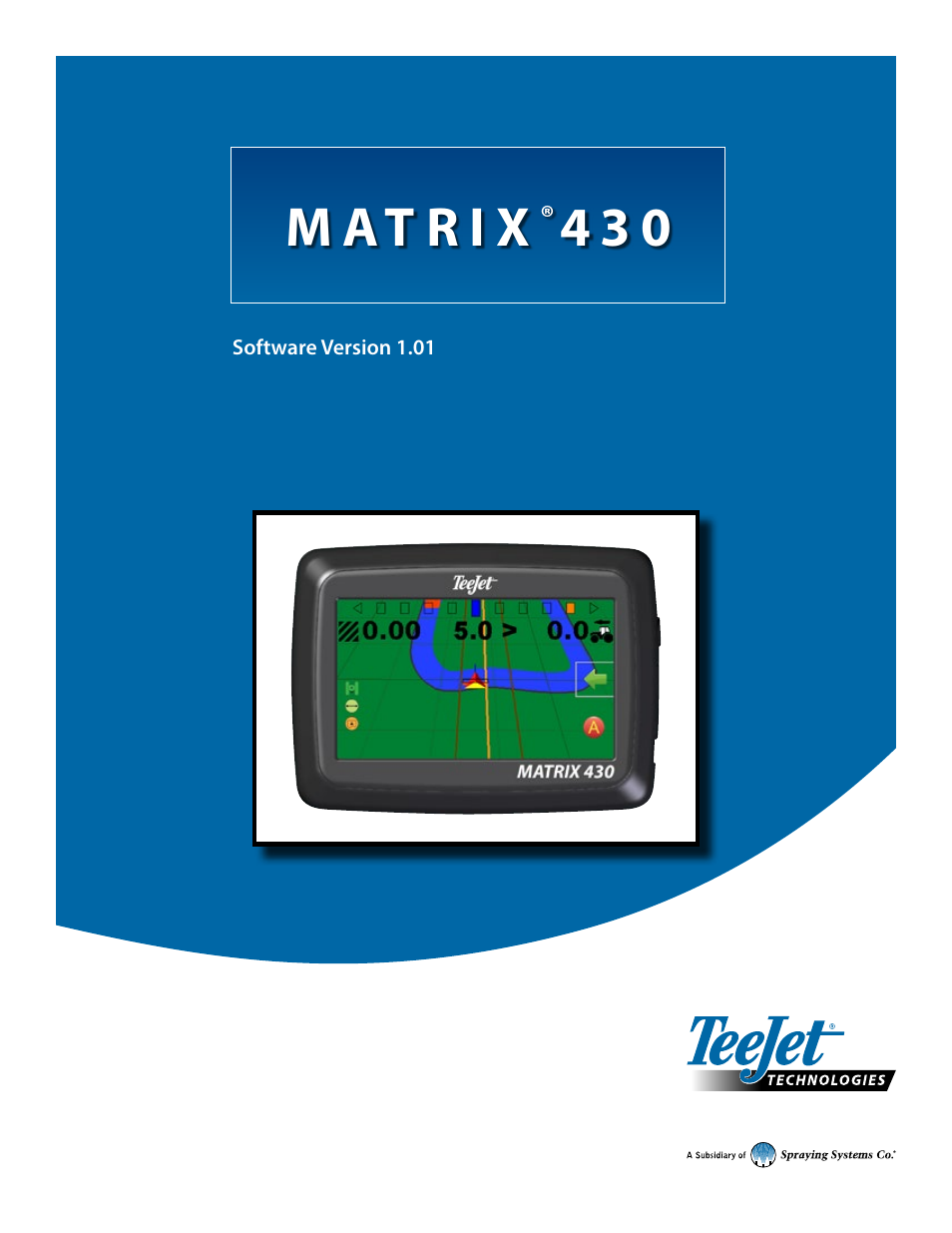 TeeJet Matrix 430 User Manual | 12 pages