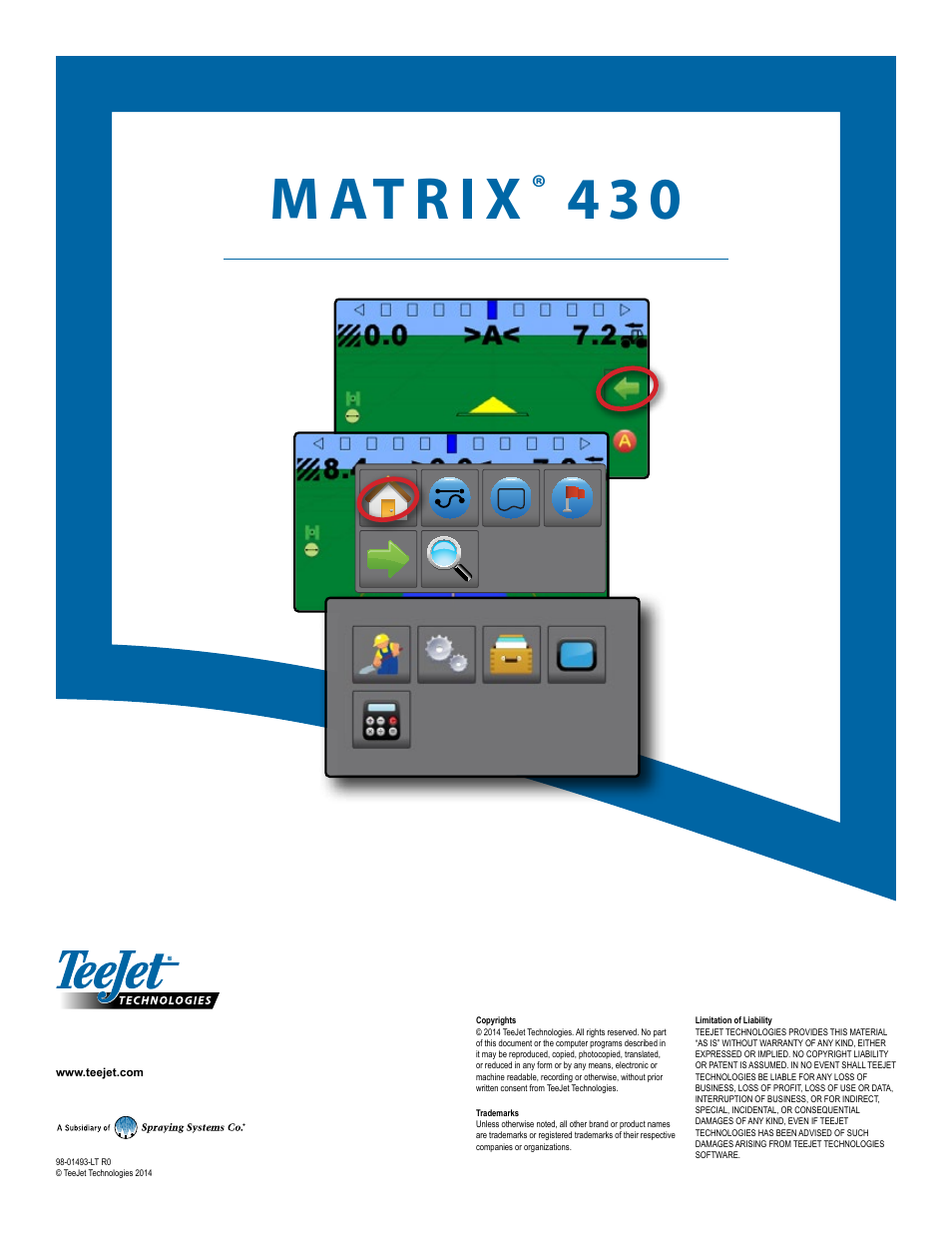M at r i x | TeeJet Matrix 430 User Manual | Page 12 / 12