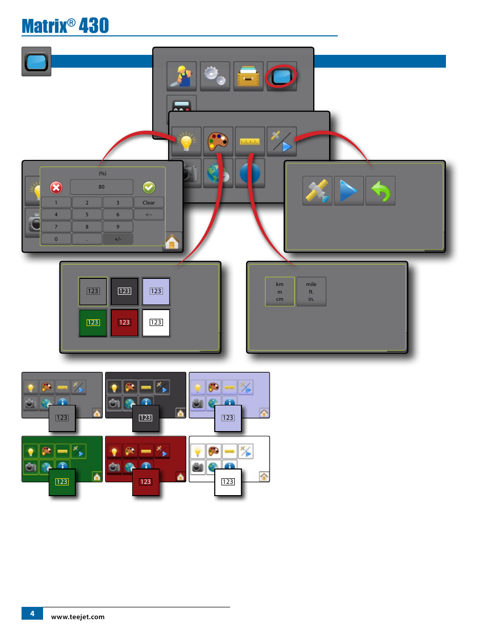 Matrix | TeeJet Matrix 430 User Manual | Page 6 / 12