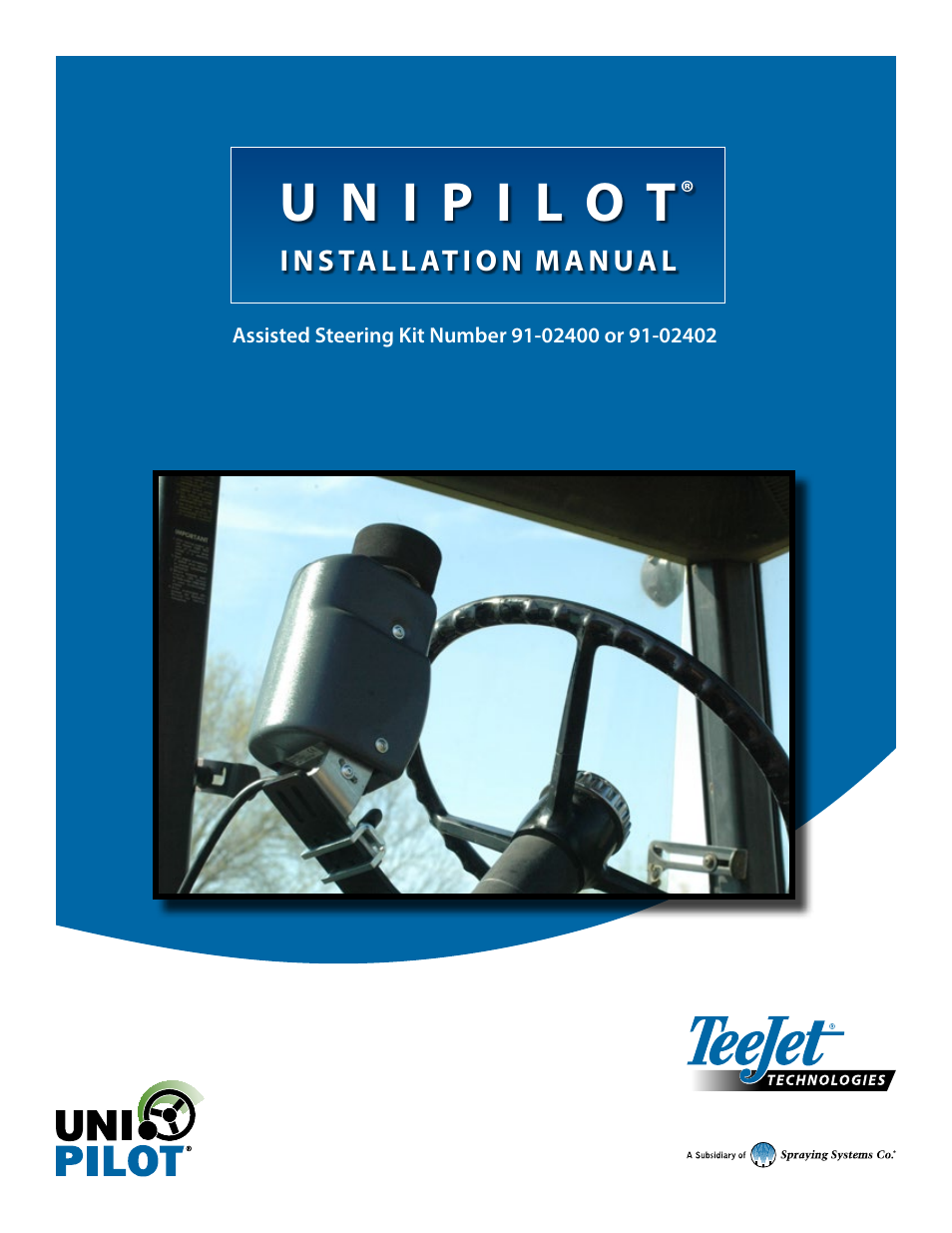 TeeJet UniPilot User Manual | 20 pages