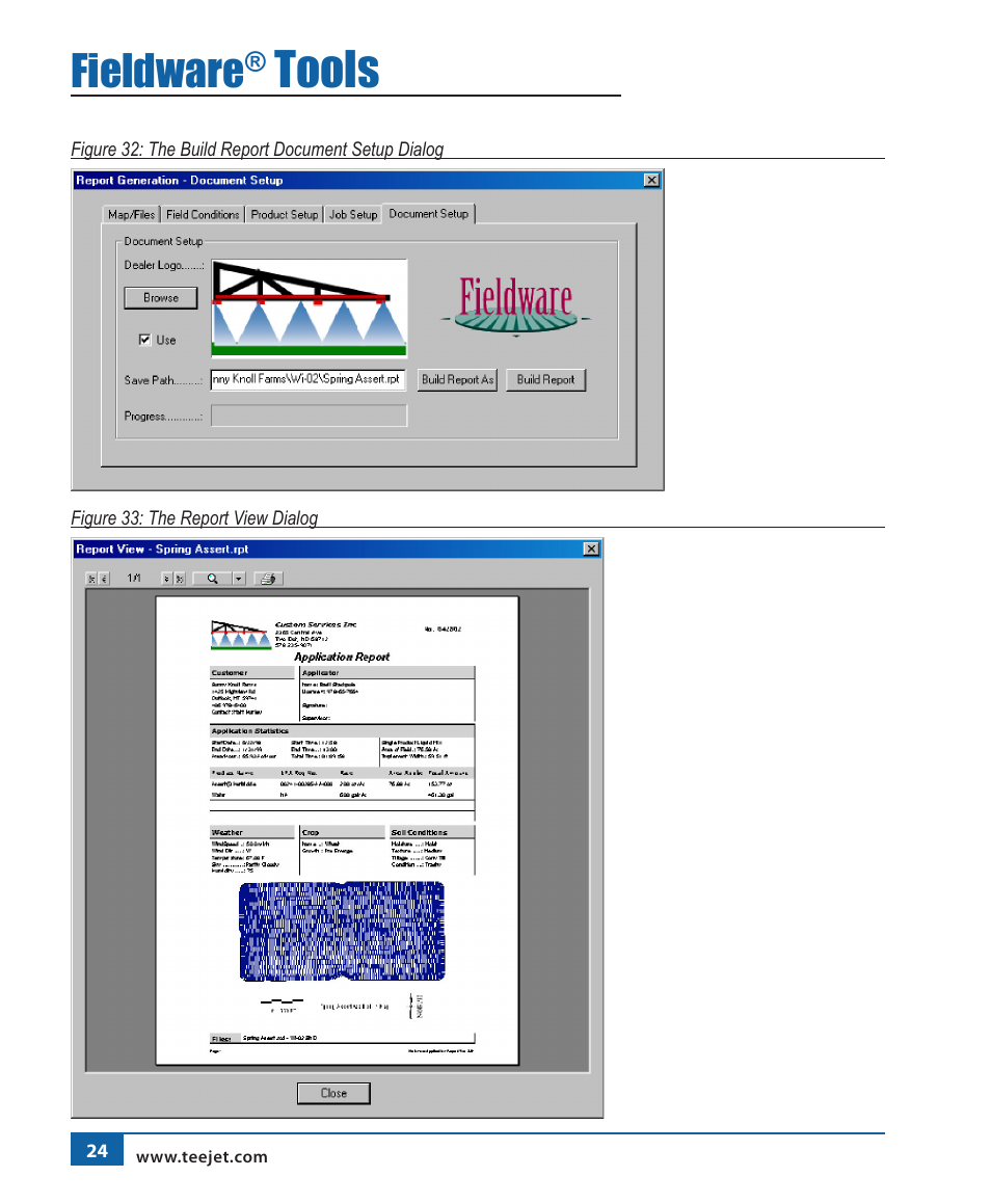 Tools, Fieldware | TeeJet Fieldware Tool User Manual | Page 28 / 48