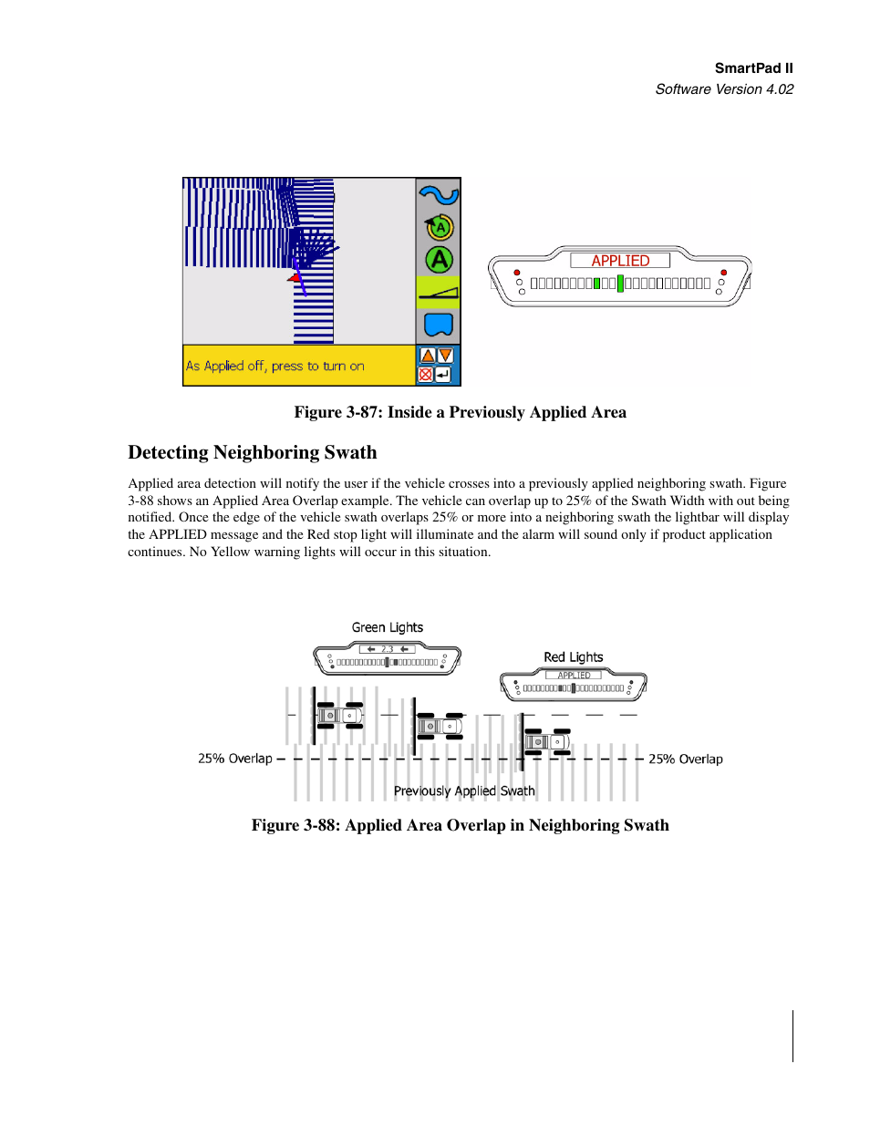 Detecting neighboring swath | TeeJet GuideLine SmartPad II User Manual | Page 117 / 198