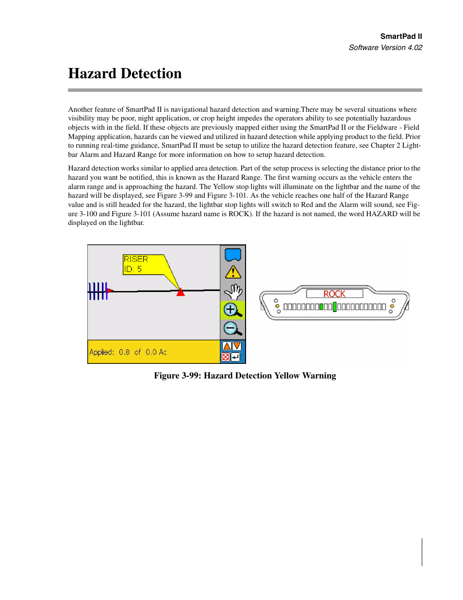Hazard detection | TeeJet GuideLine SmartPad II User Manual | Page 125 / 198