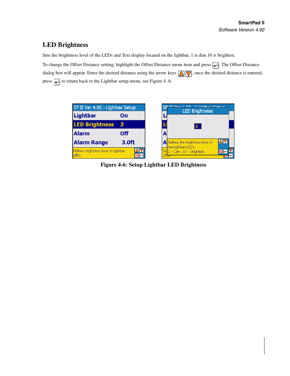 Led brightness | TeeJet GuideLine SmartPad II User Manual | Page 137 / 198