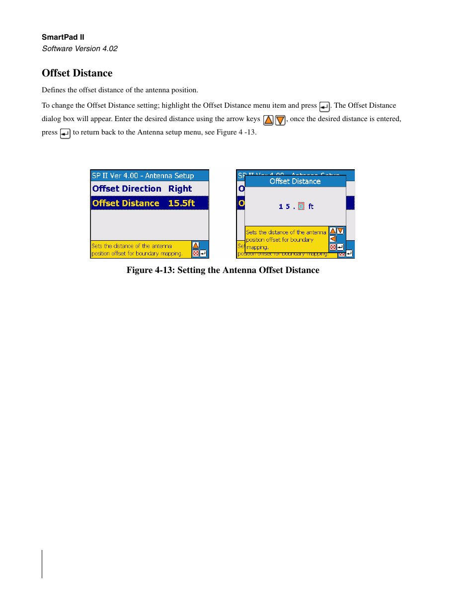 Offset distance | TeeJet GuideLine SmartPad II User Manual | Page 144 / 198