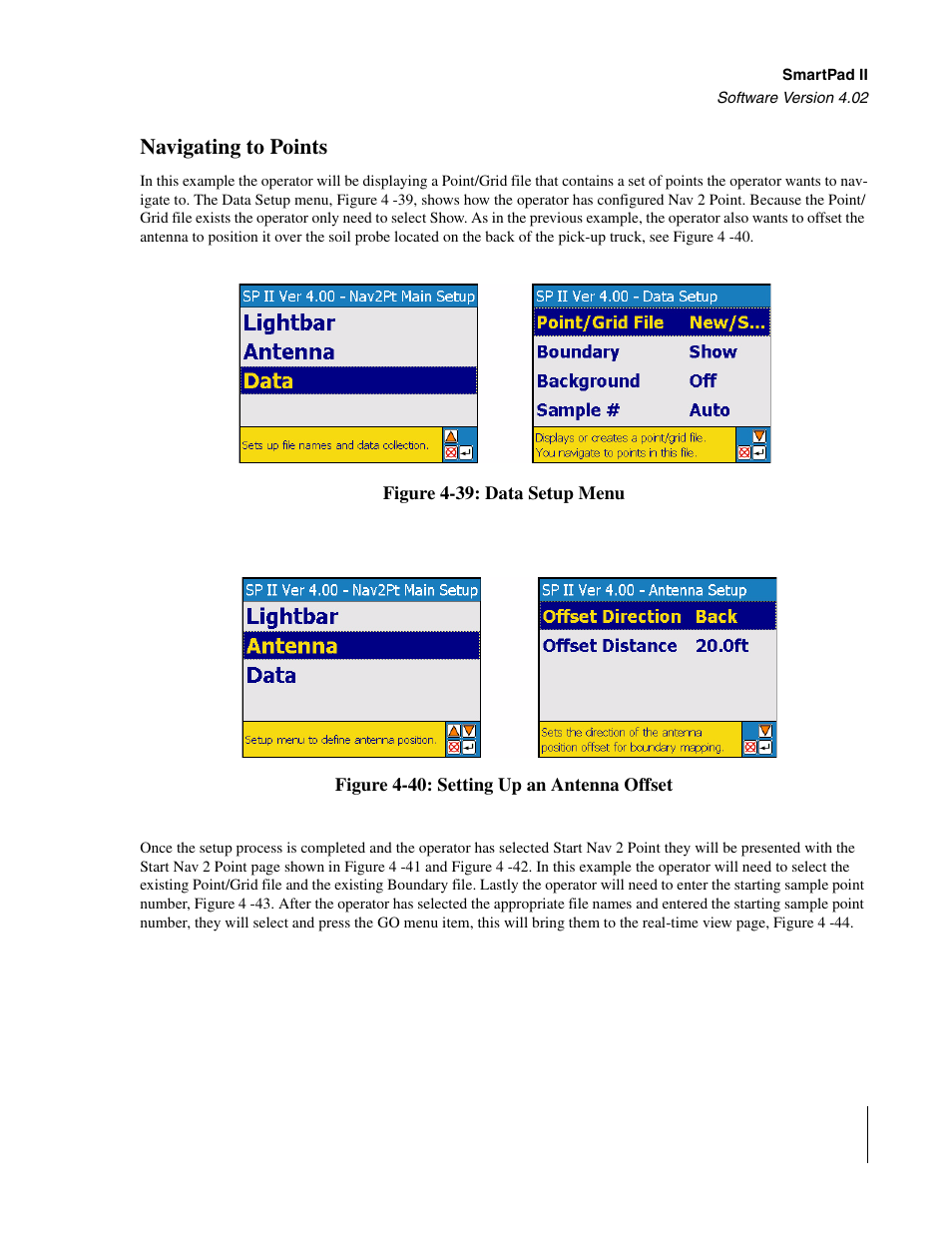 Navigating to points | TeeJet GuideLine SmartPad II User Manual | Page 163 / 198