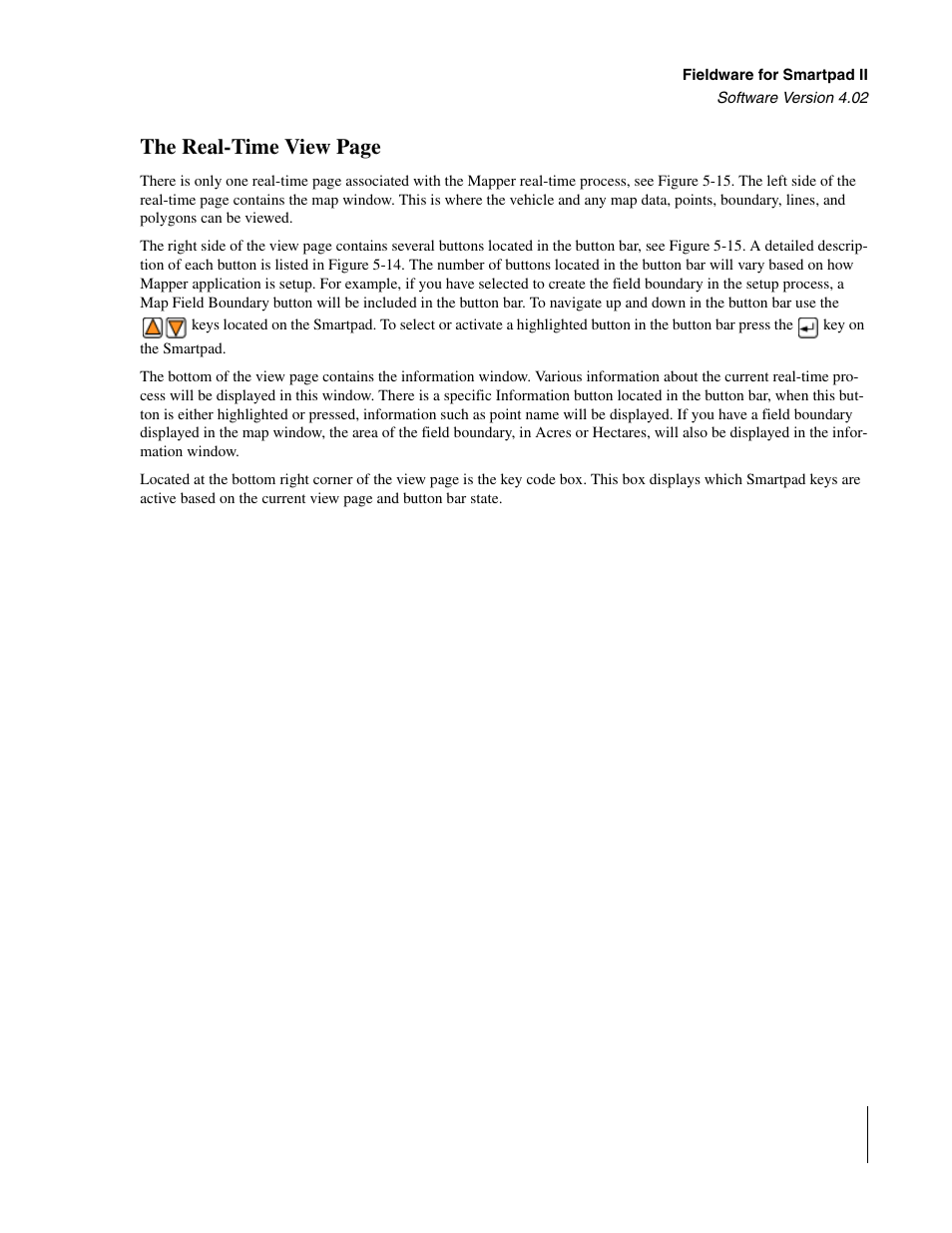 The real-time view page | TeeJet GuideLine SmartPad II User Manual | Page 185 / 198