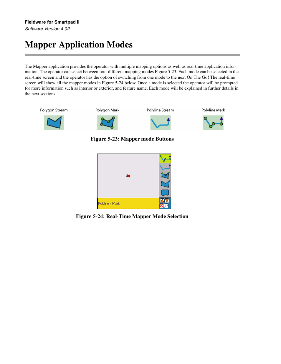 Mapper application modes | TeeJet GuideLine SmartPad II User Manual | Page 192 / 198