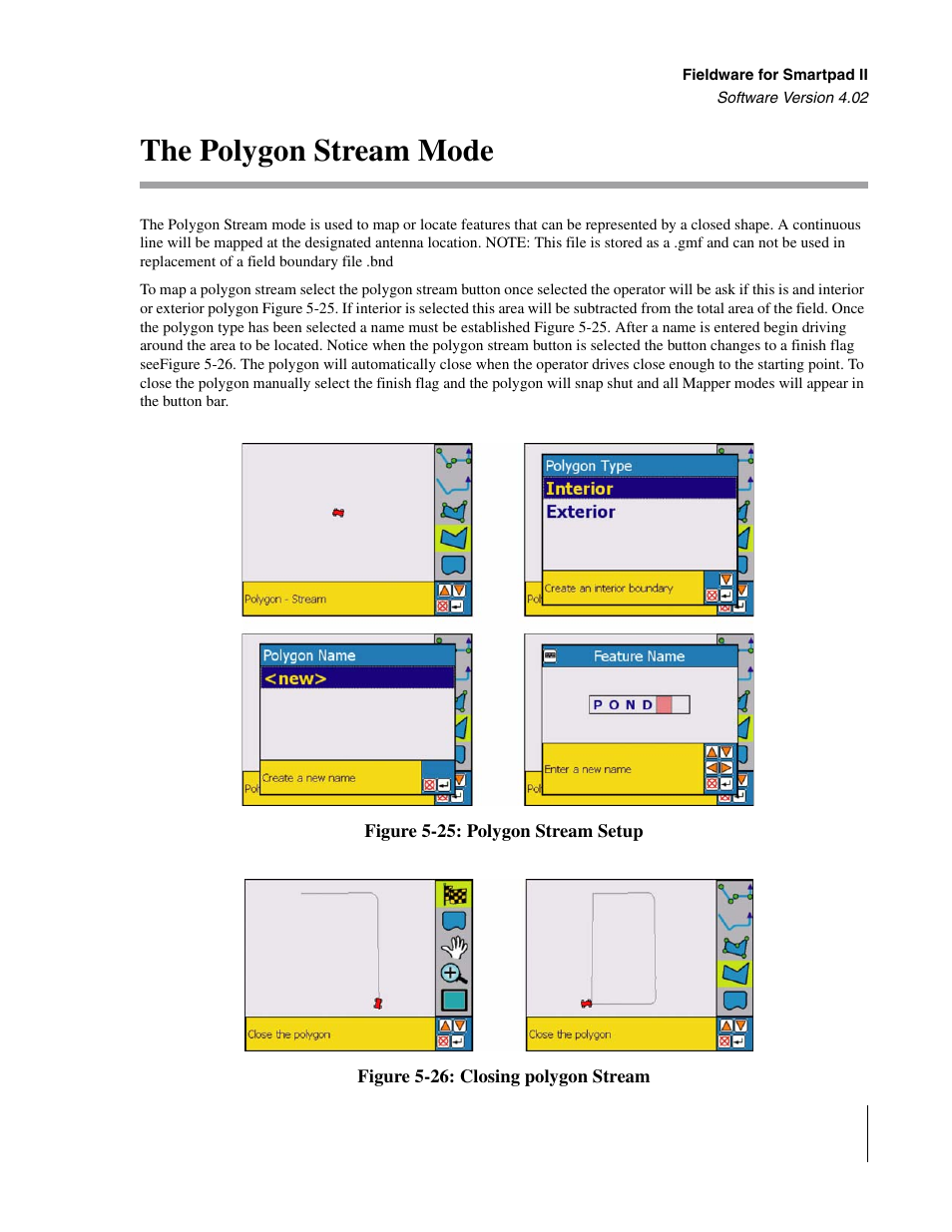 The polygon stream mode | TeeJet GuideLine SmartPad II User Manual | Page 193 / 198