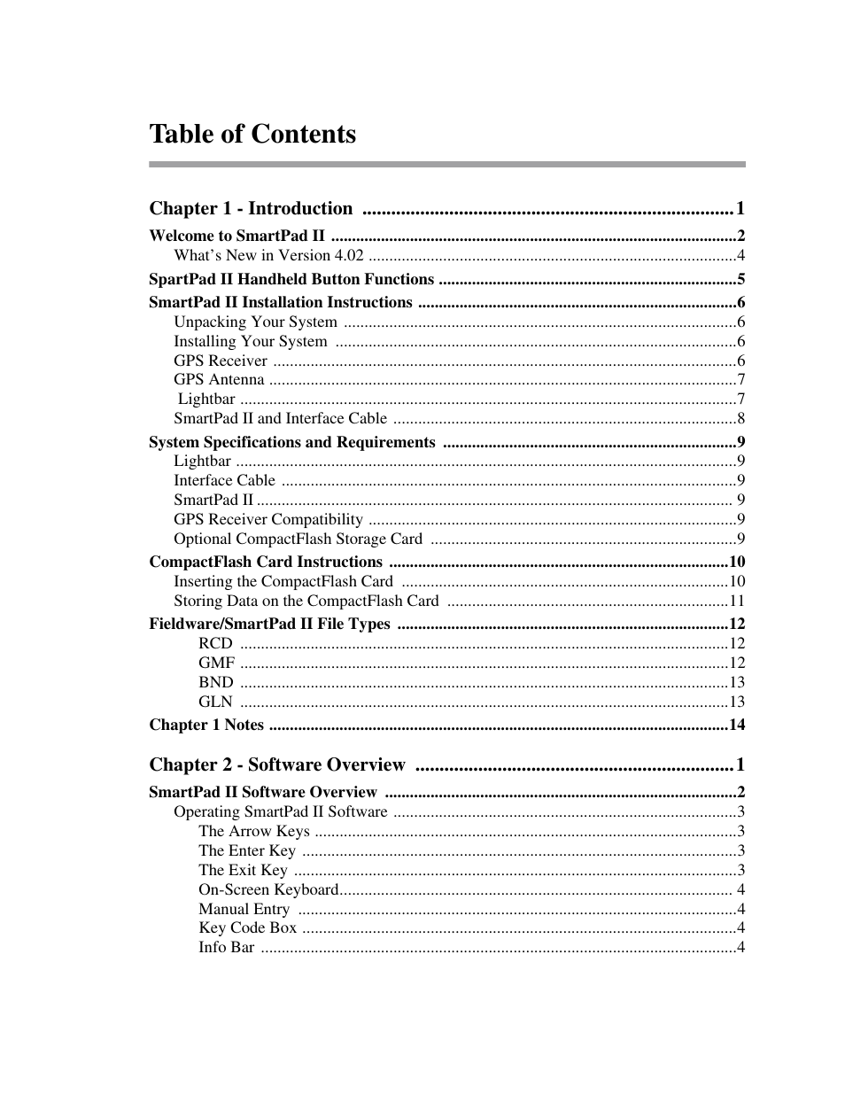 TeeJet GuideLine SmartPad II User Manual | Page 3 / 198