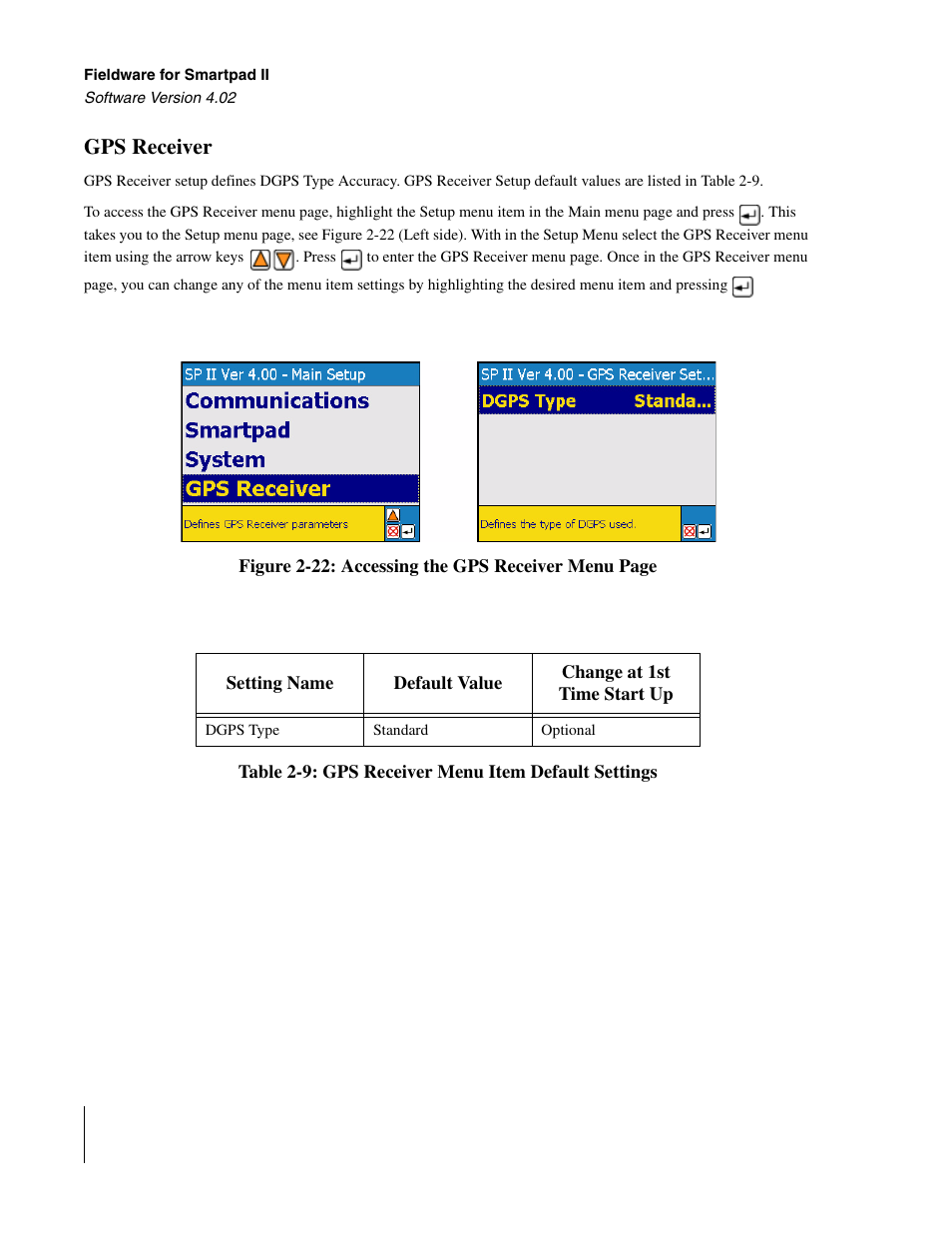 Gps receiver | TeeJet GuideLine SmartPad II User Manual | Page 44 / 198