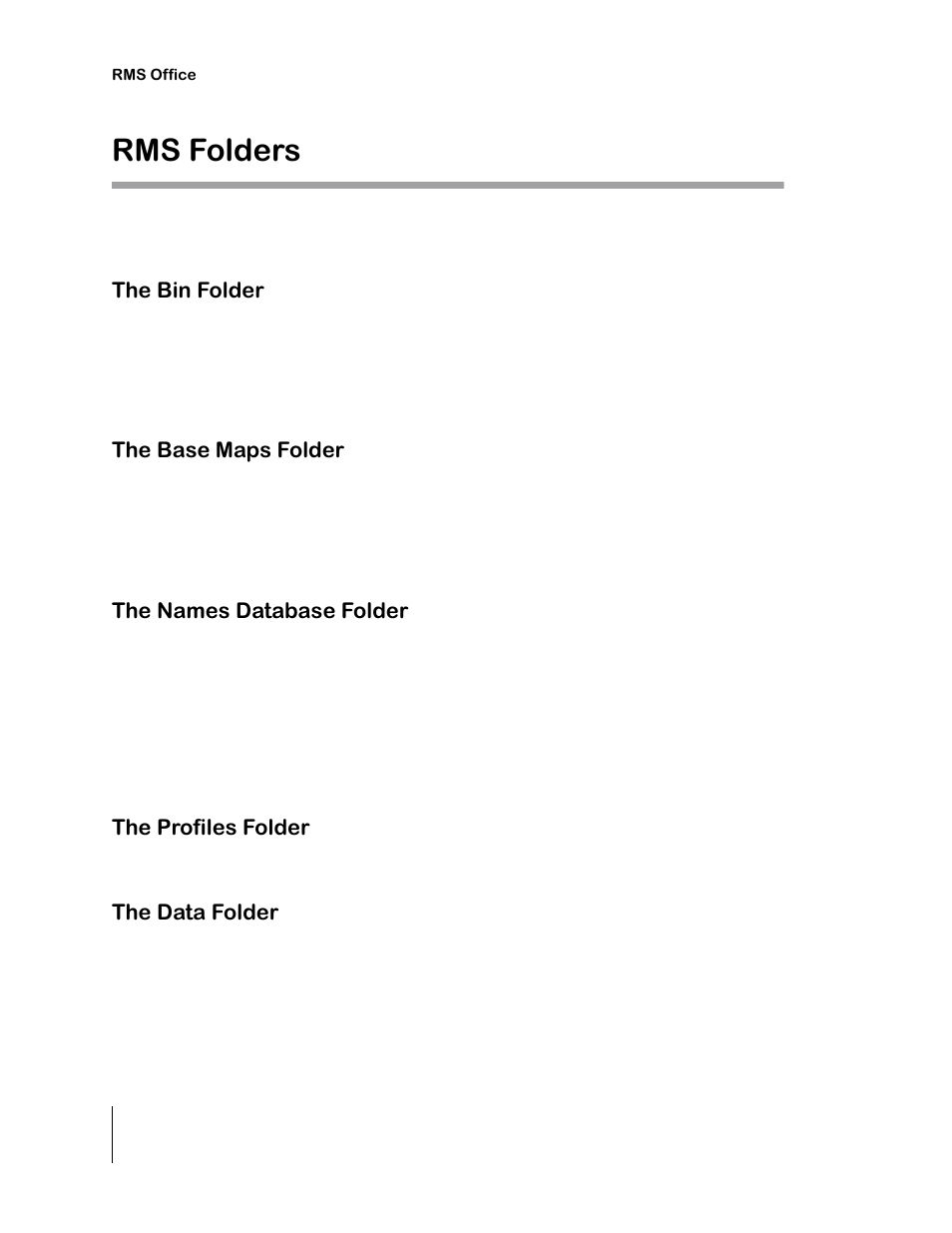 Rms folders | TeeJet RMS Office User Manual | Page 18 / 120