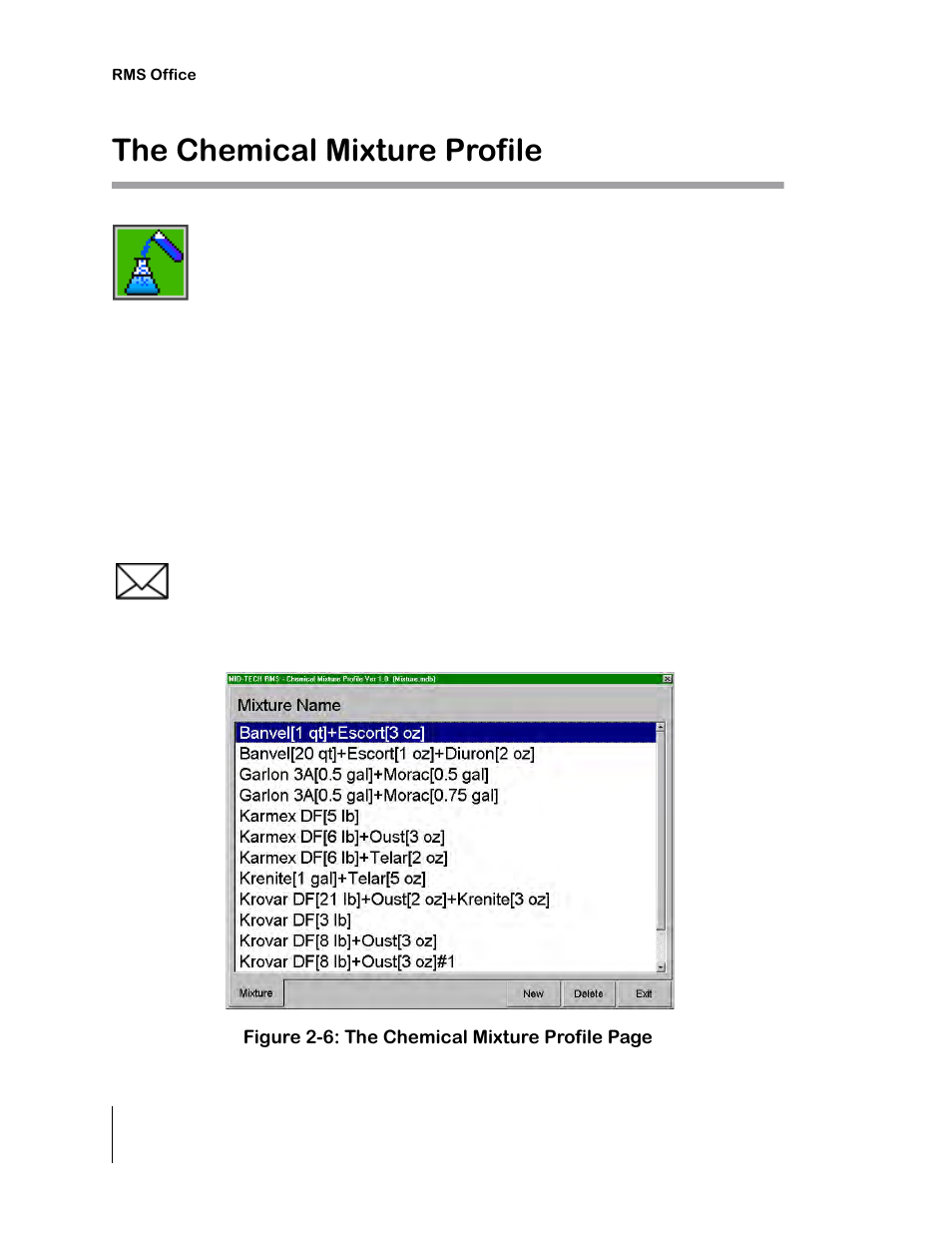 The chemical mixture profile | TeeJet RMS Office User Manual | Page 28 / 120