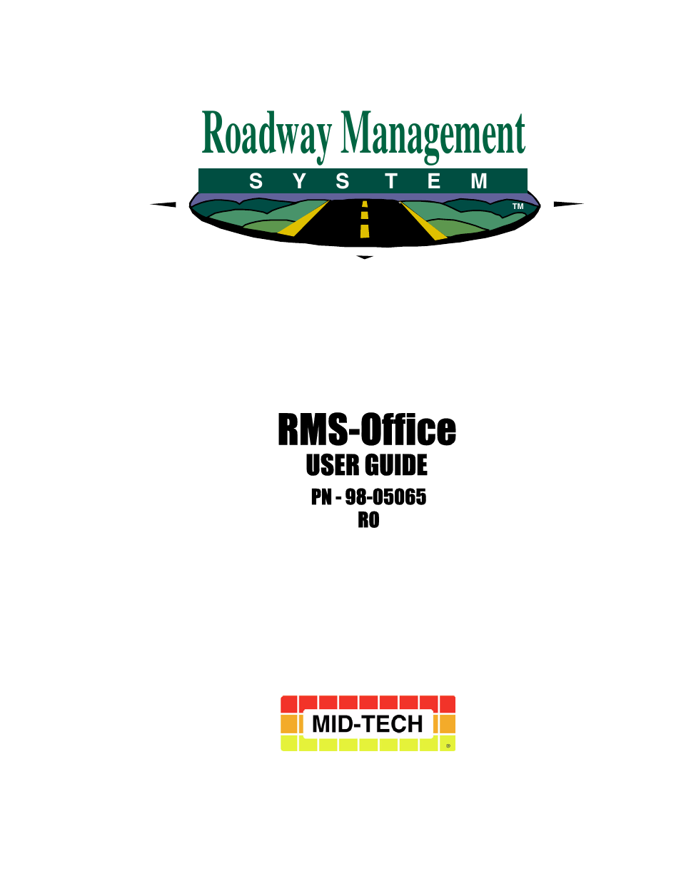 Roadway management, Rms-office | TeeJet RMS Office User Manual | Page 3 / 120