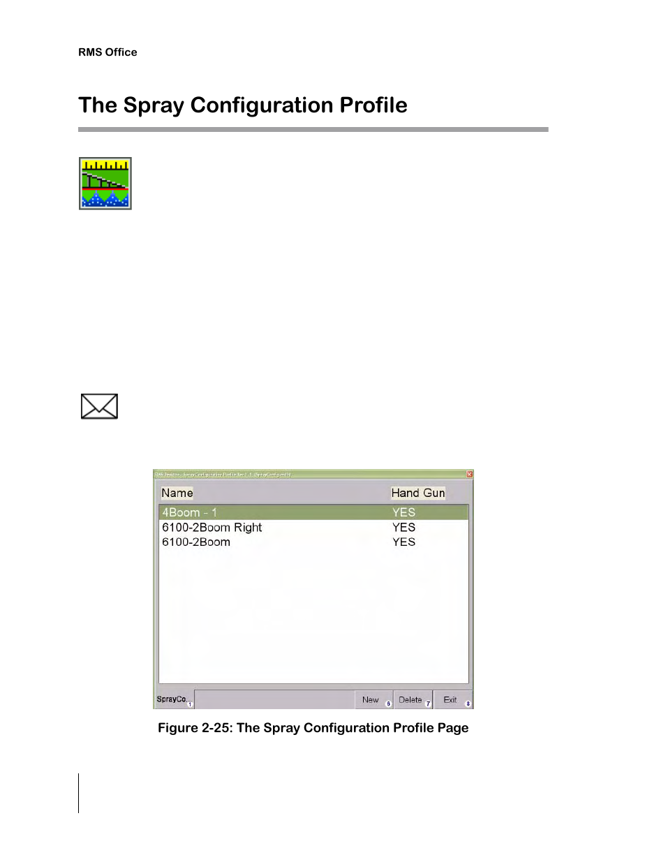 The spray configuration profile | TeeJet RMS Office User Manual | Page 46 / 120