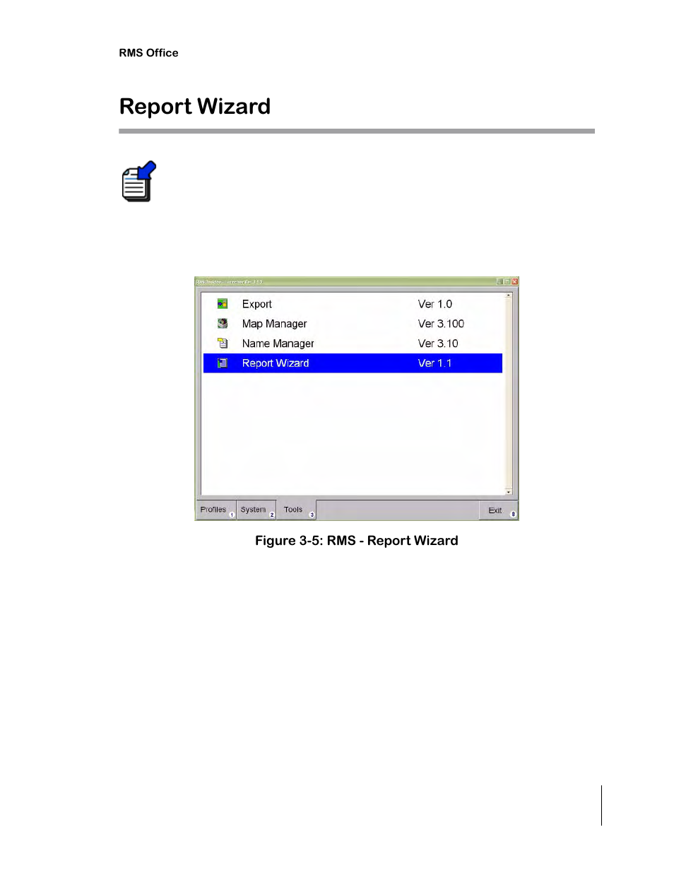 Report wizard | TeeJet RMS Office User Manual | Page 55 / 120