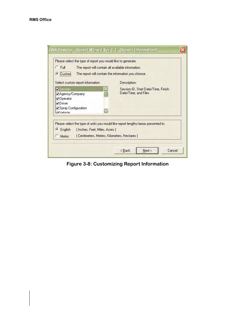 TeeJet RMS Office User Manual | Page 58 / 120