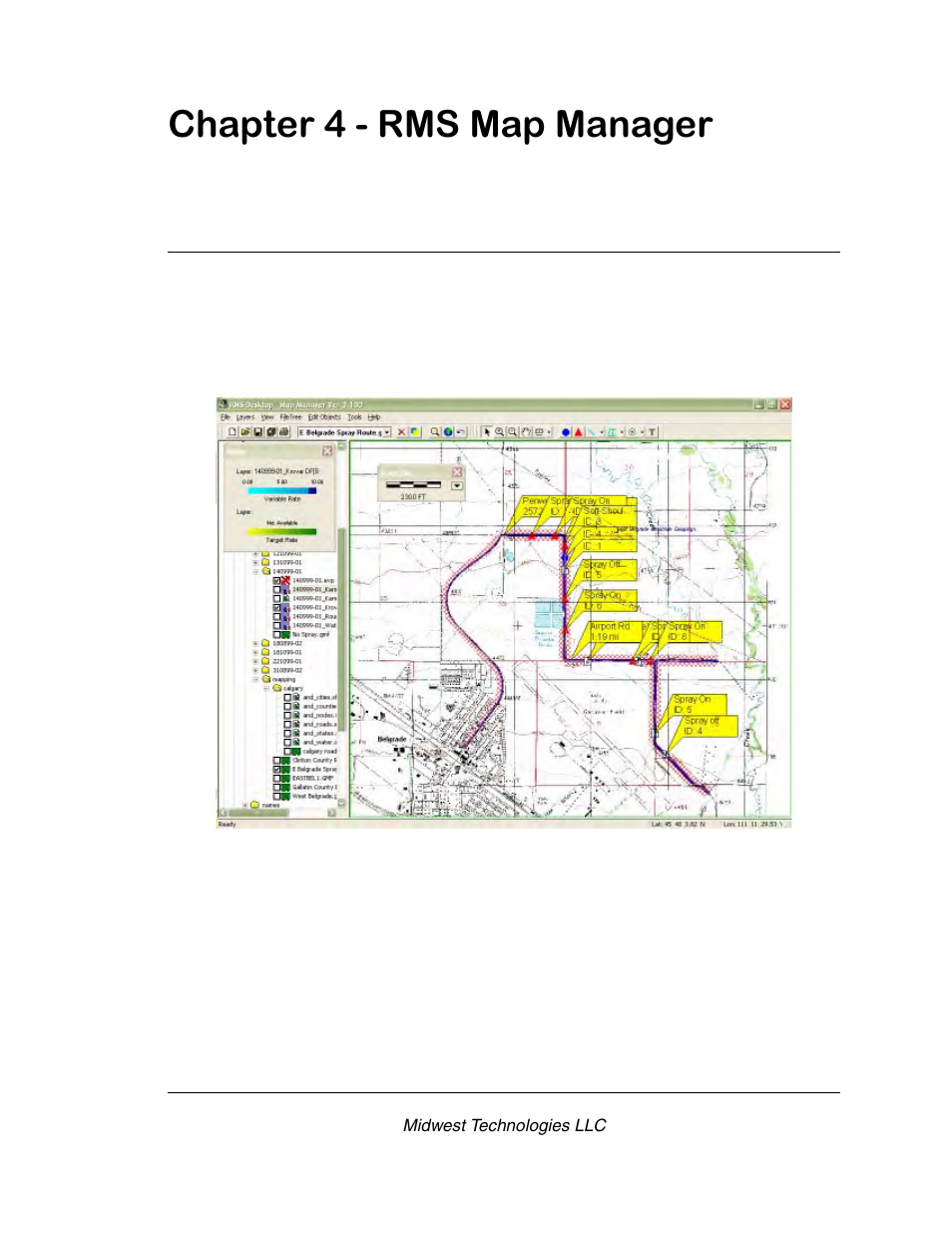 Chapter 4 - rms map manager | TeeJet RMS Office User Manual | Page 79 / 120
