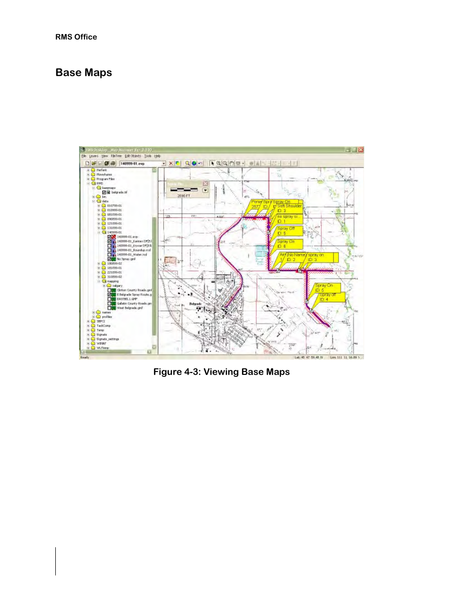 Base maps | TeeJet RMS Office User Manual | Page 84 / 120