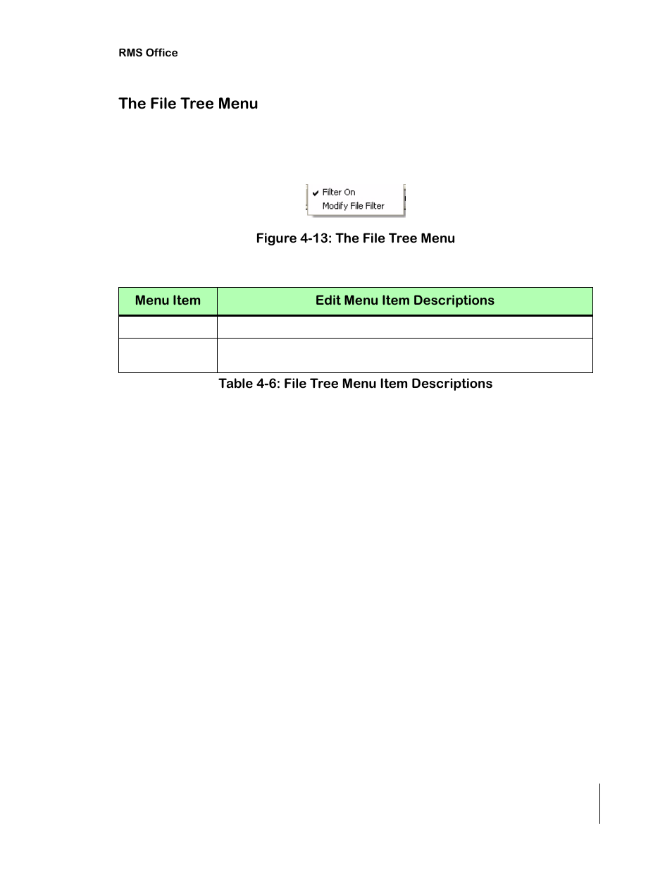 The file tree menu | TeeJet RMS Office User Manual | Page 95 / 120