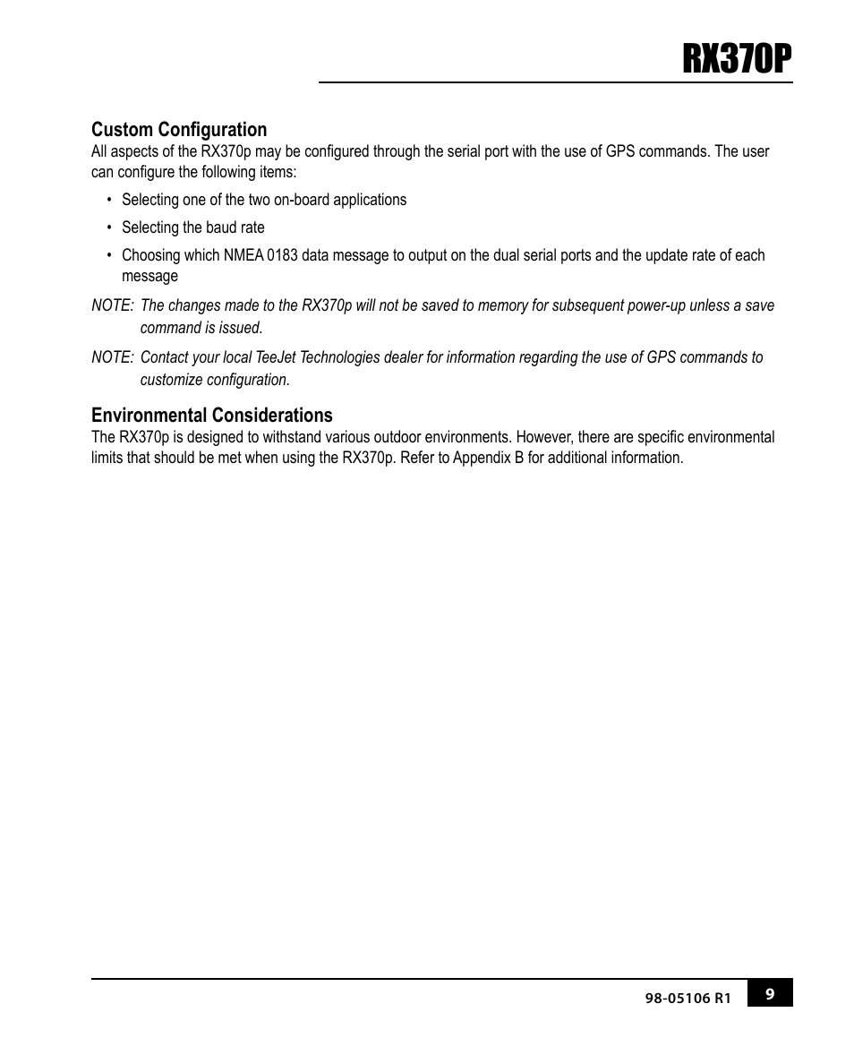 Rx370p | TeeJet RX370p User Manual | Page 13 / 24
