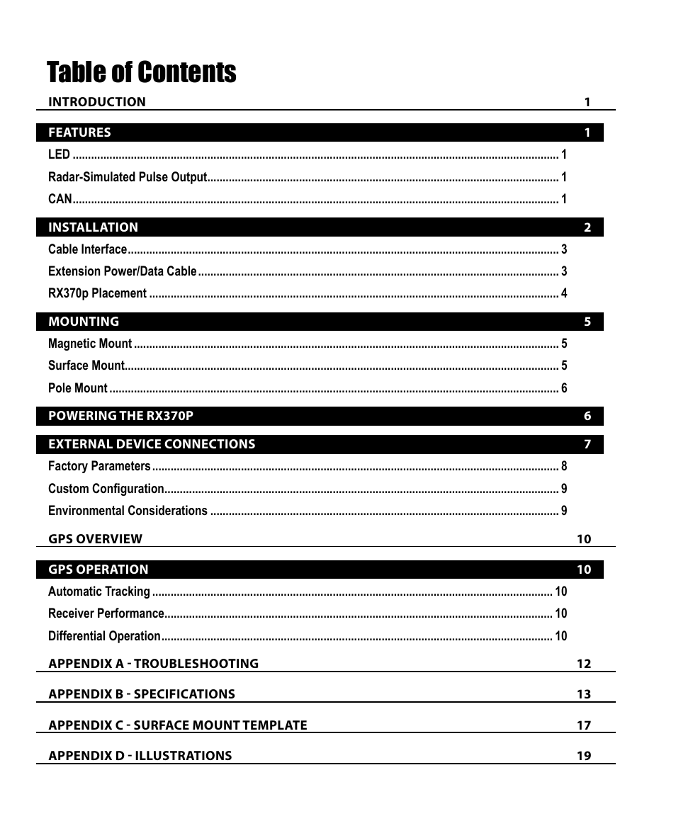 TeeJet RX370p User Manual | Page 4 / 24