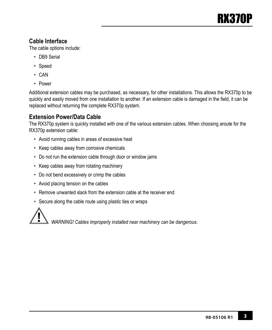 Rx370p | TeeJet RX370p User Manual | Page 7 / 24