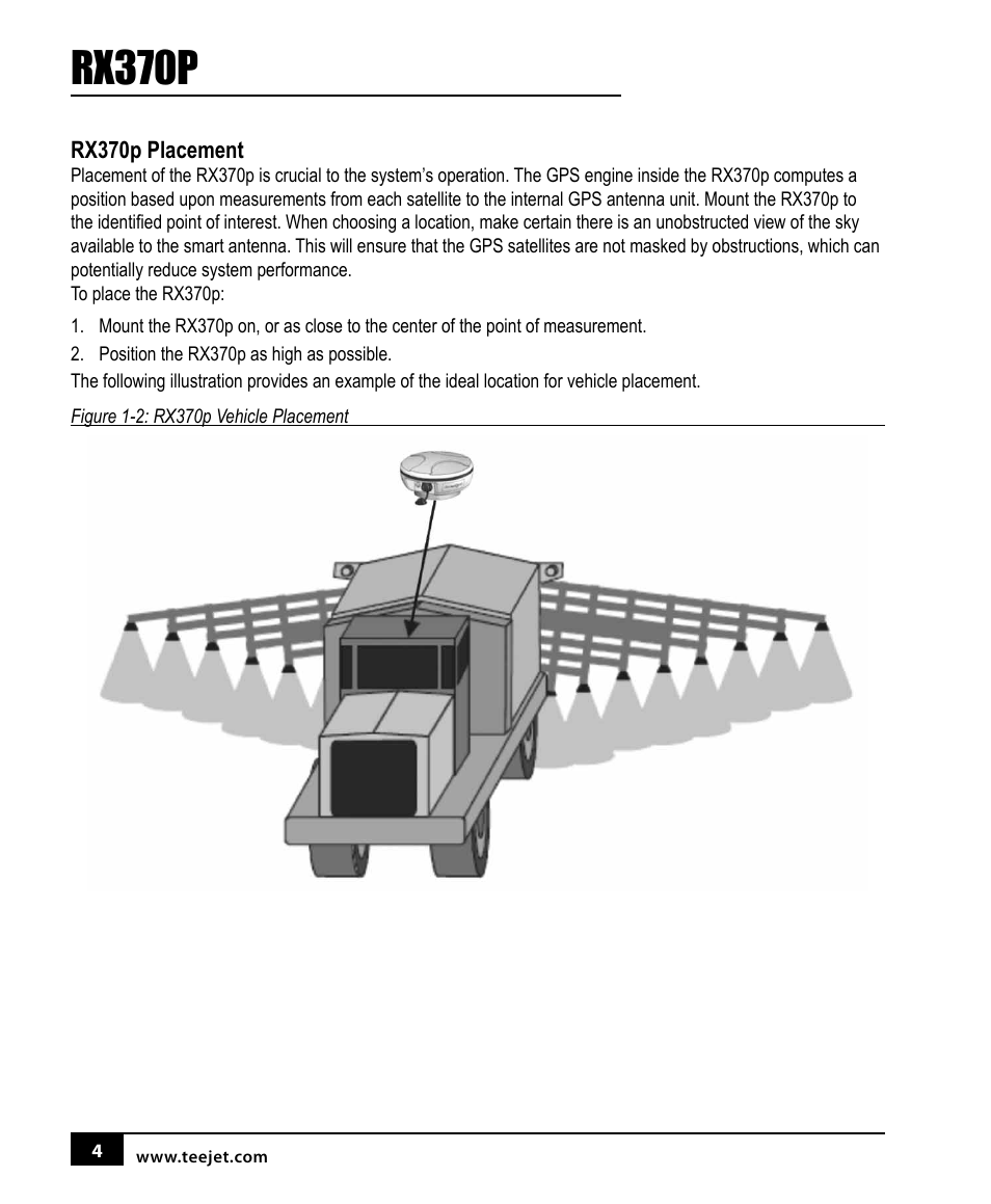 Rx370p | TeeJet RX370p User Manual | Page 8 / 24