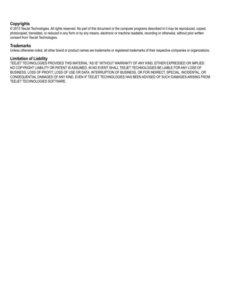 TeeJet RX375P Receiver User Manual | Page 2 / 16