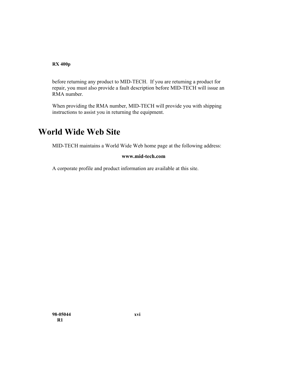 World wide web site | TeeJet RX 400p User Manual | Page 18 / 151