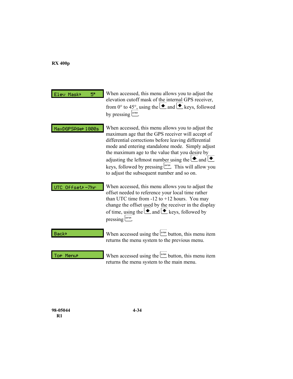 TeeJet RX 400p User Manual | Page 76 / 151