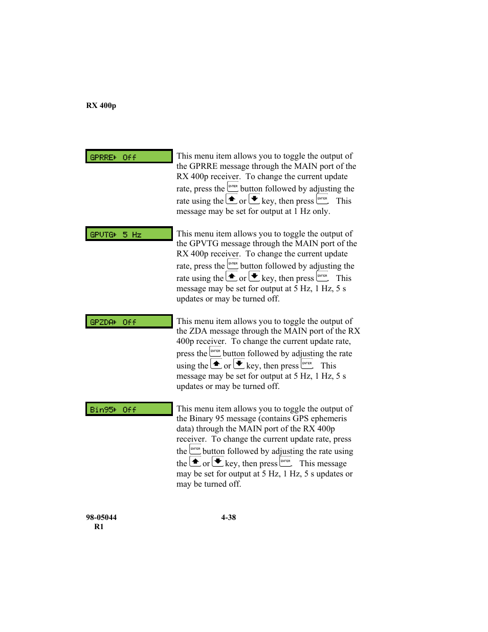 TeeJet RX 400p User Manual | Page 80 / 151