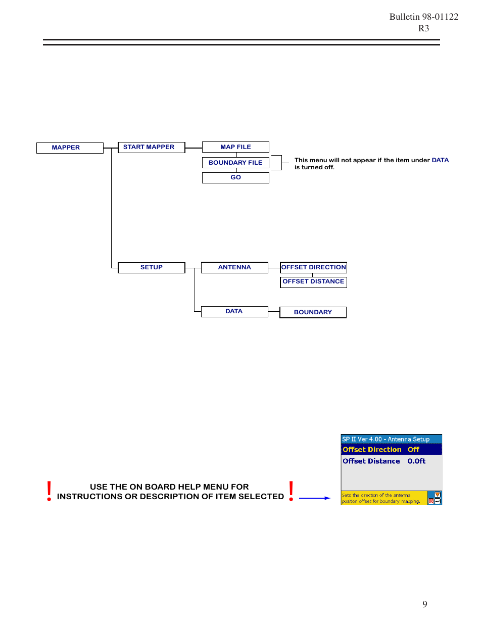 Mapper setup | TeeJet SmartPad II Quick Start Guide User Manual | Page 9 / 12