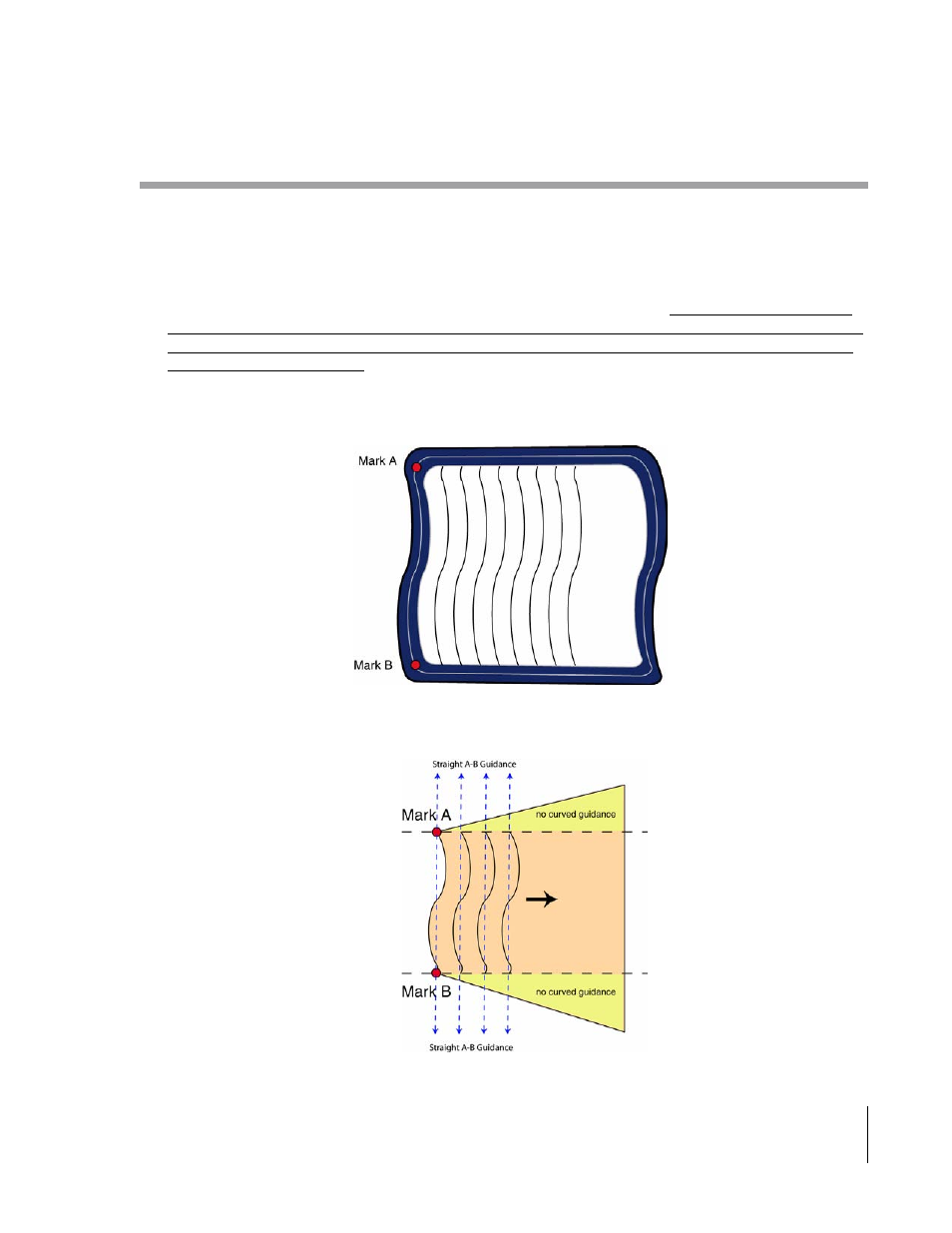The curved a-b guidance mode | TeeJet SmartPad II User Guide User Manual | Page 103 / 204