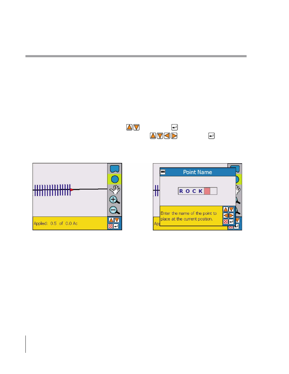 Mapping points and hazards, Marking a point | TeeJet SmartPad II User Guide User Manual | Page 122 / 204