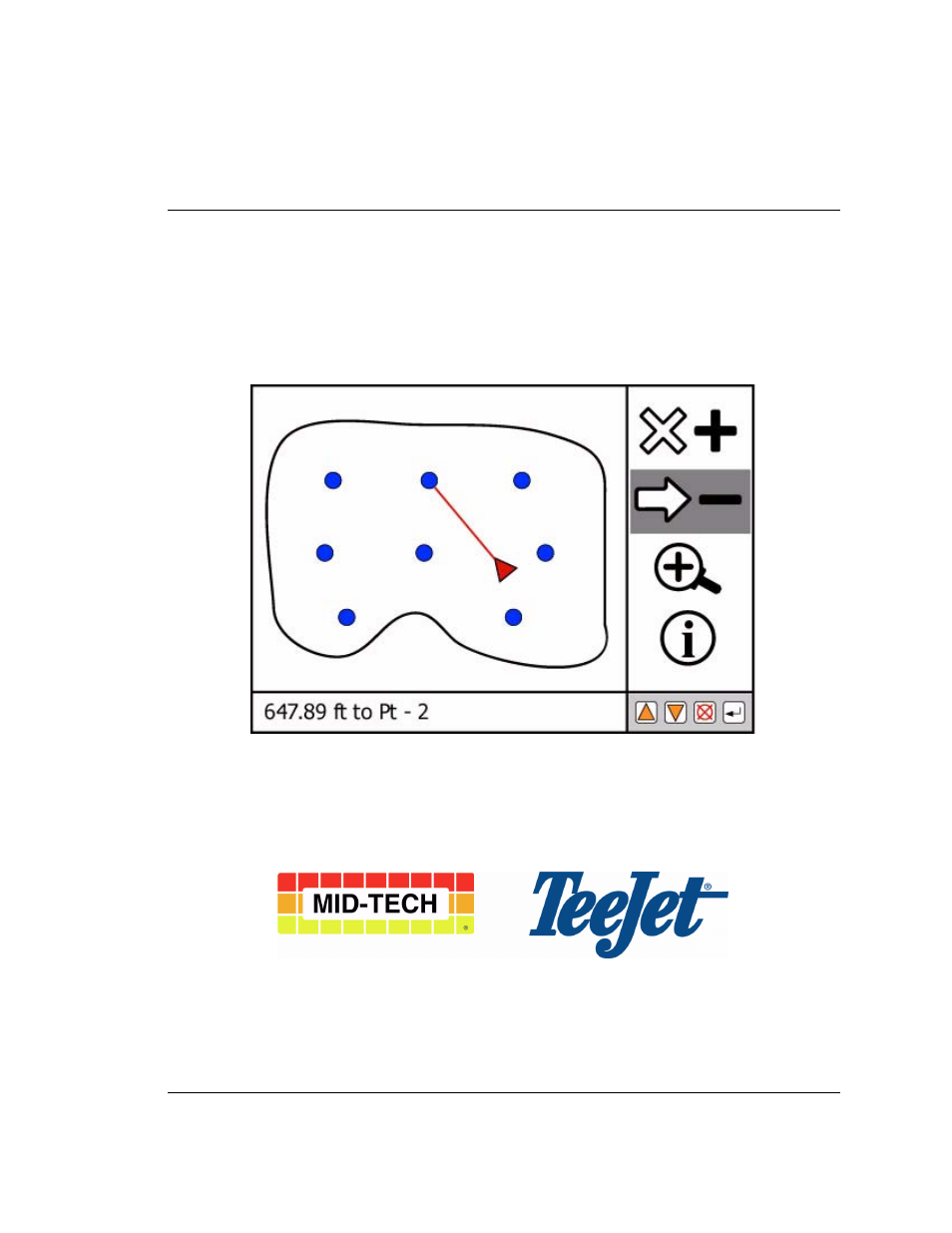 Software version 4.03, Chapter 4 - waypoint navigation | TeeJet SmartPad II User Guide User Manual | Page 137 / 204