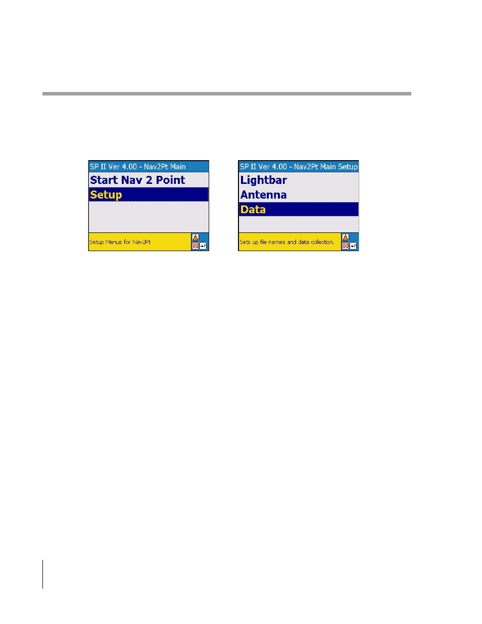 Setting up the nav 2 point application | TeeJet SmartPad II User Guide User Manual | Page 140 / 204