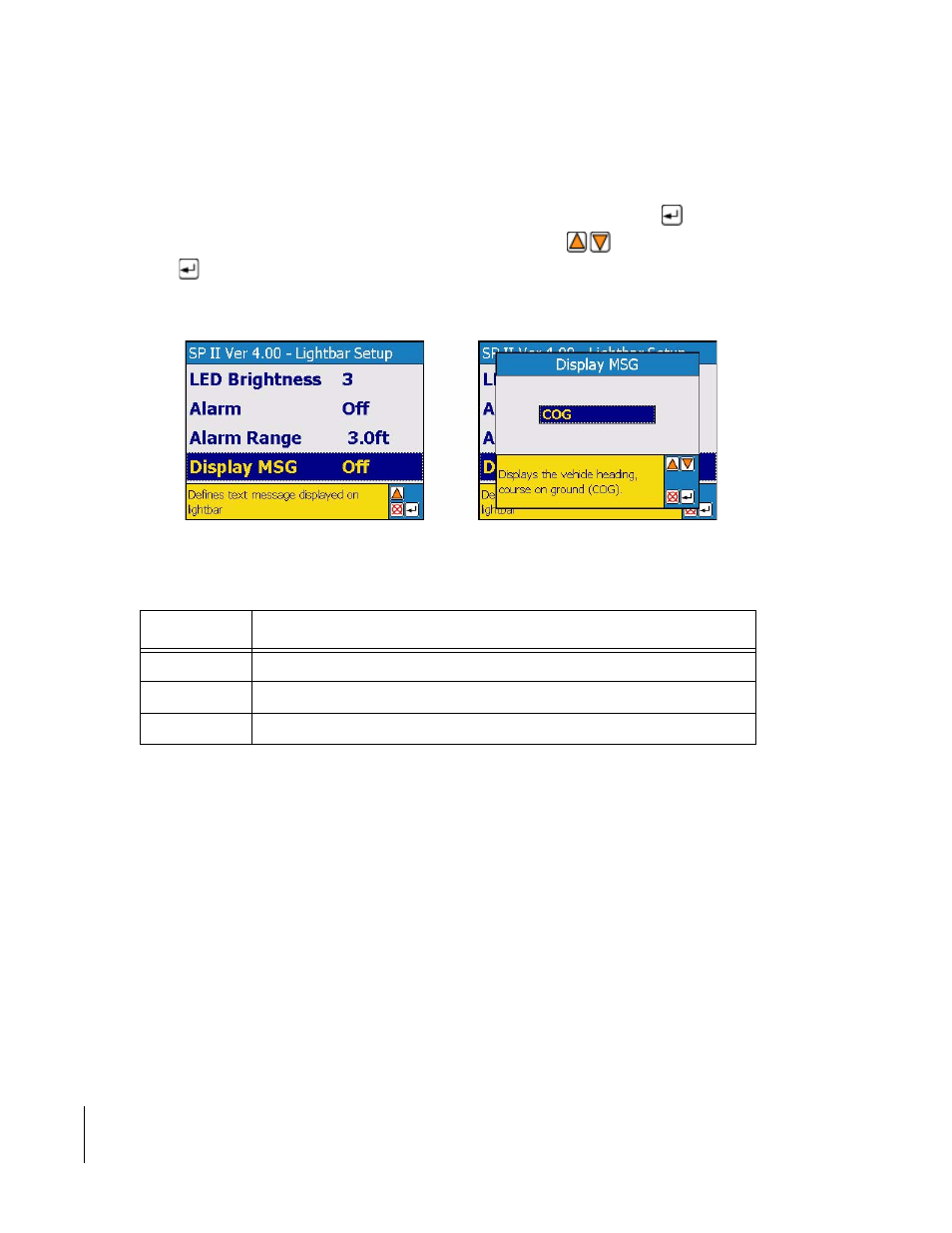 Display message | TeeJet SmartPad II User Guide User Manual | Page 146 / 204